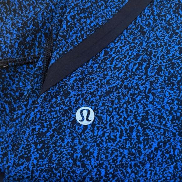 Lululemon Blue Black Leggings Size 4 - Picture 3 of 4